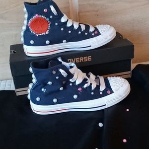 Custom Pearled Converse